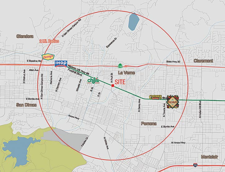 Restaurant Competition Map