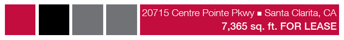 20715 Center Pointe Pkwy - 7,365 SF FOR LEASE