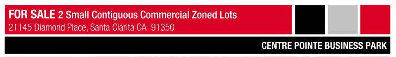 FOR SALE - 2 Small Contiguous Commercial Zoned Lots